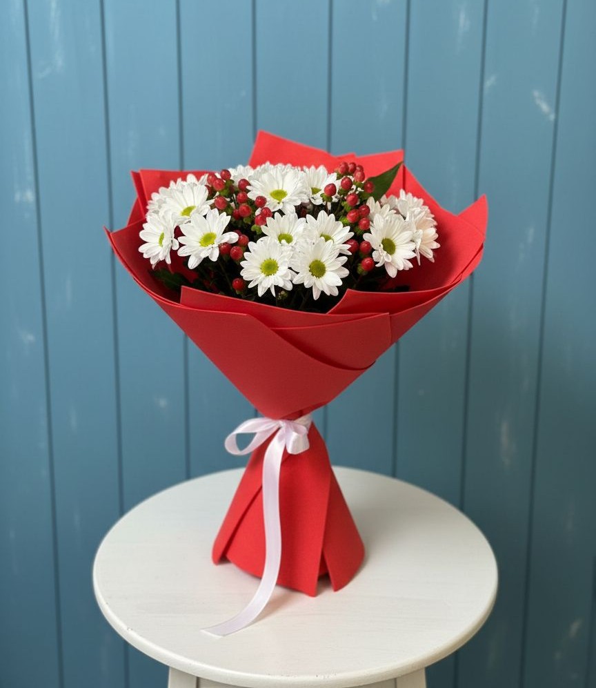 Букет цветов из: Хризантемы в Гагарине