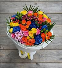 Букет цветов из:  Розы и Хризантемы в Гагарине