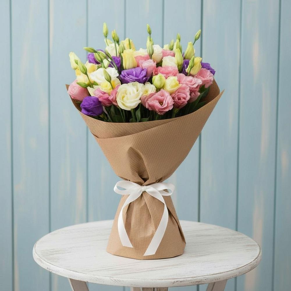 Букет цветов из: Лизиантусы в Гагарине