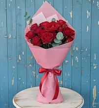 Букет цветов из:  Розы #REPLACE_PRED# Гагарине