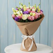 Букет цветов из:  Лизиантусы в Гагарине